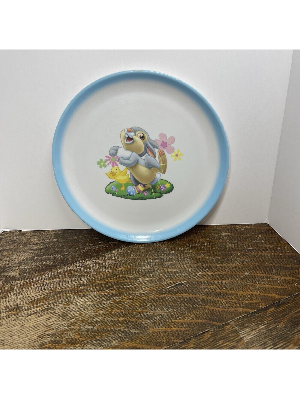 Disney Store Bambi Thumper Flower melamine Plates 8-Inch Collectible Vintage Y2K